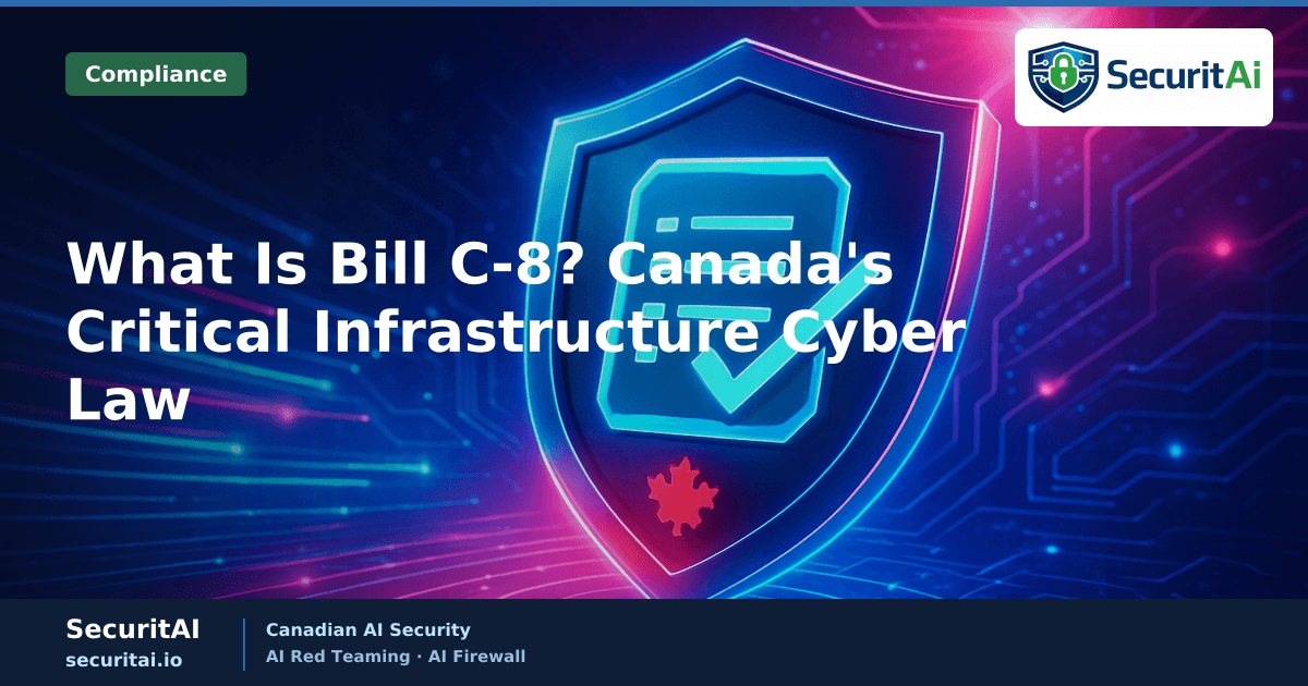 Bill C-8 Canada critical infrastructure cybersecurity