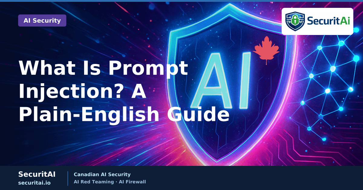 Prompt injection attack on an AI chatbot