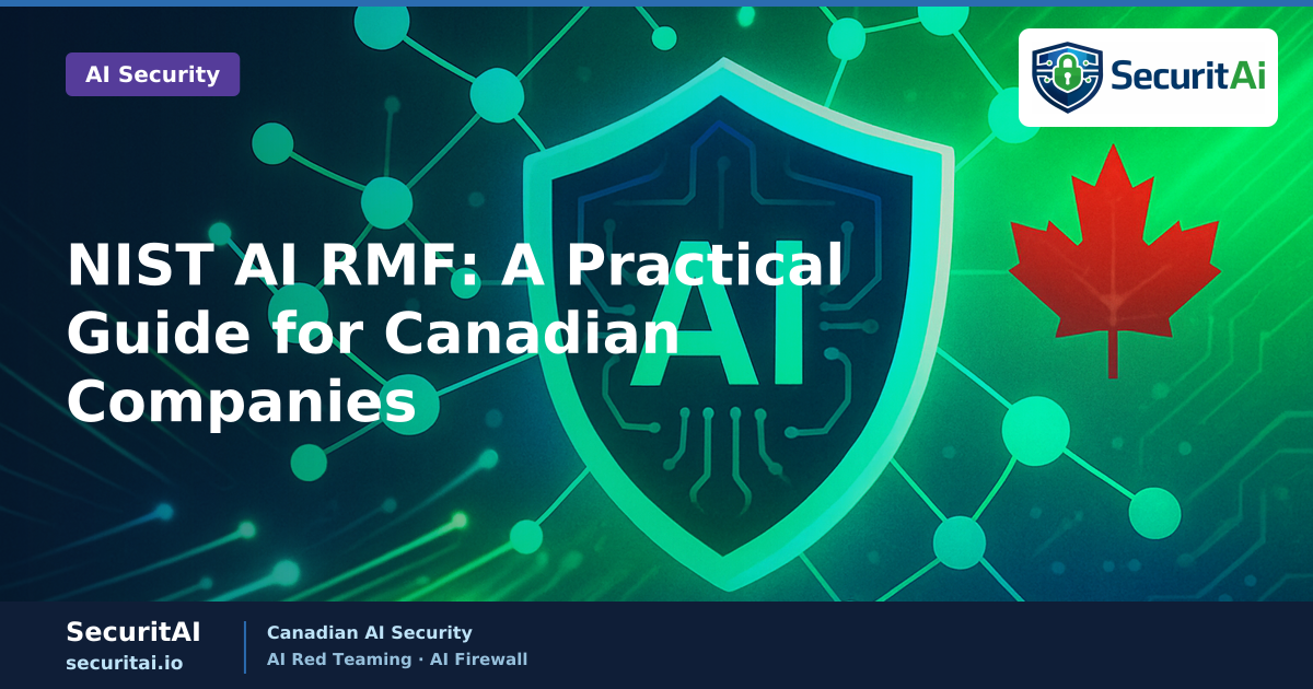 NIST AI RMF practical guide for Canadian companies